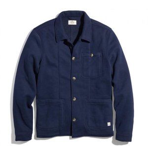 Marine Layer Mens Doyle Knit Chore Coat Navy (Small)